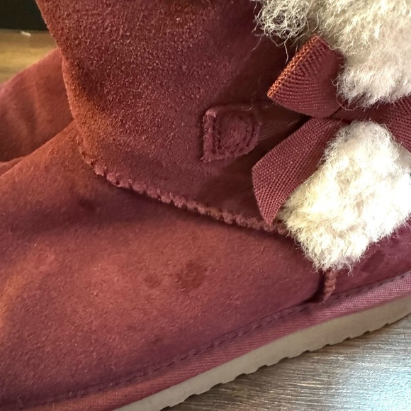 KOOLABURRA By UGG Burgundy Winter Boots Size 7 - Picture 6 of 14